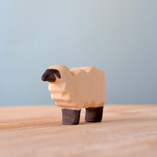 Bumbu Toys Handcrafted Wooden Sheep Figurine