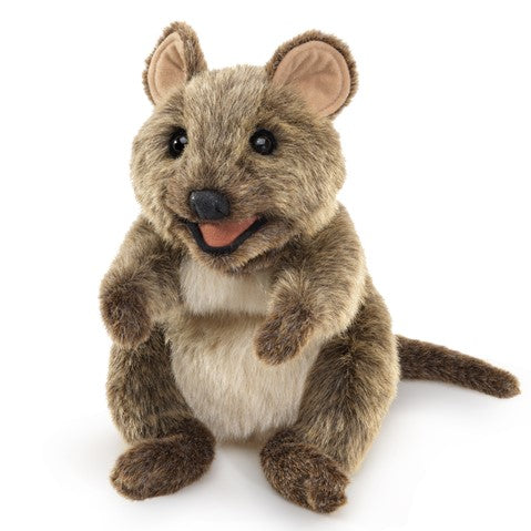 Folkmanis Puppets Realistic Plush Animal Hand Puppet Quokka