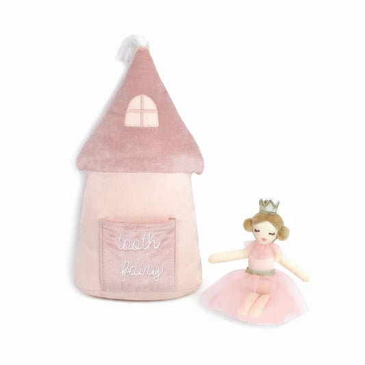 Mon Ami Designs Princess Castle Tooth Fairy Pillow Set