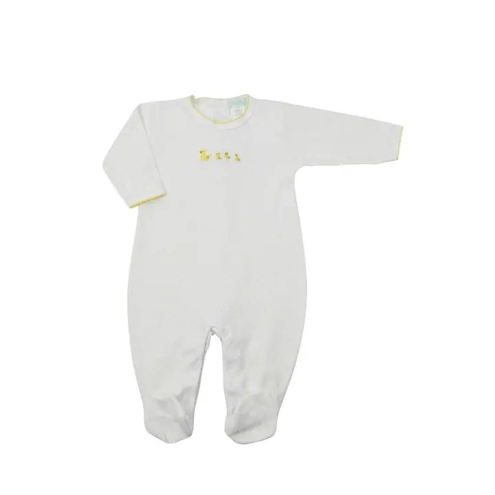 Baby Threads Duckies Pima Cotton Baby Footie