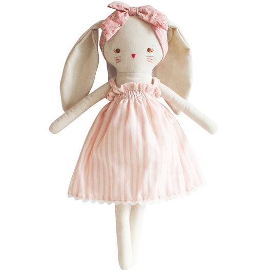 Alimrose Large Bopsy Bunny Pink Stripe