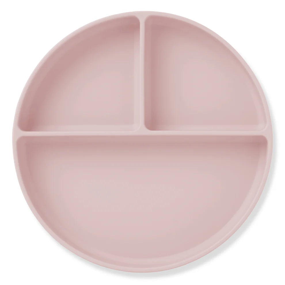 Ali+Oli Silicone Divided Suction Plate (Pink)