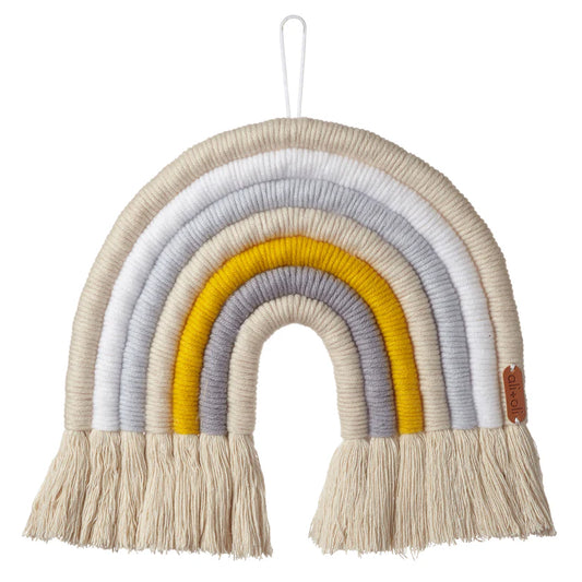 Ali+Oli Macrame Wall Decor Rainbow (Lunar)