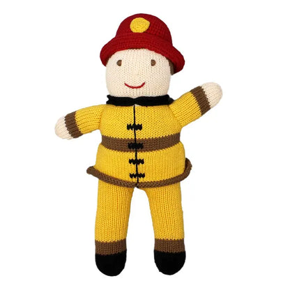 Petit Ami & Zubels Frank the Fireman Knit Doll