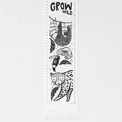 Wee Gallery Canvas Growth Chart - Rainforest