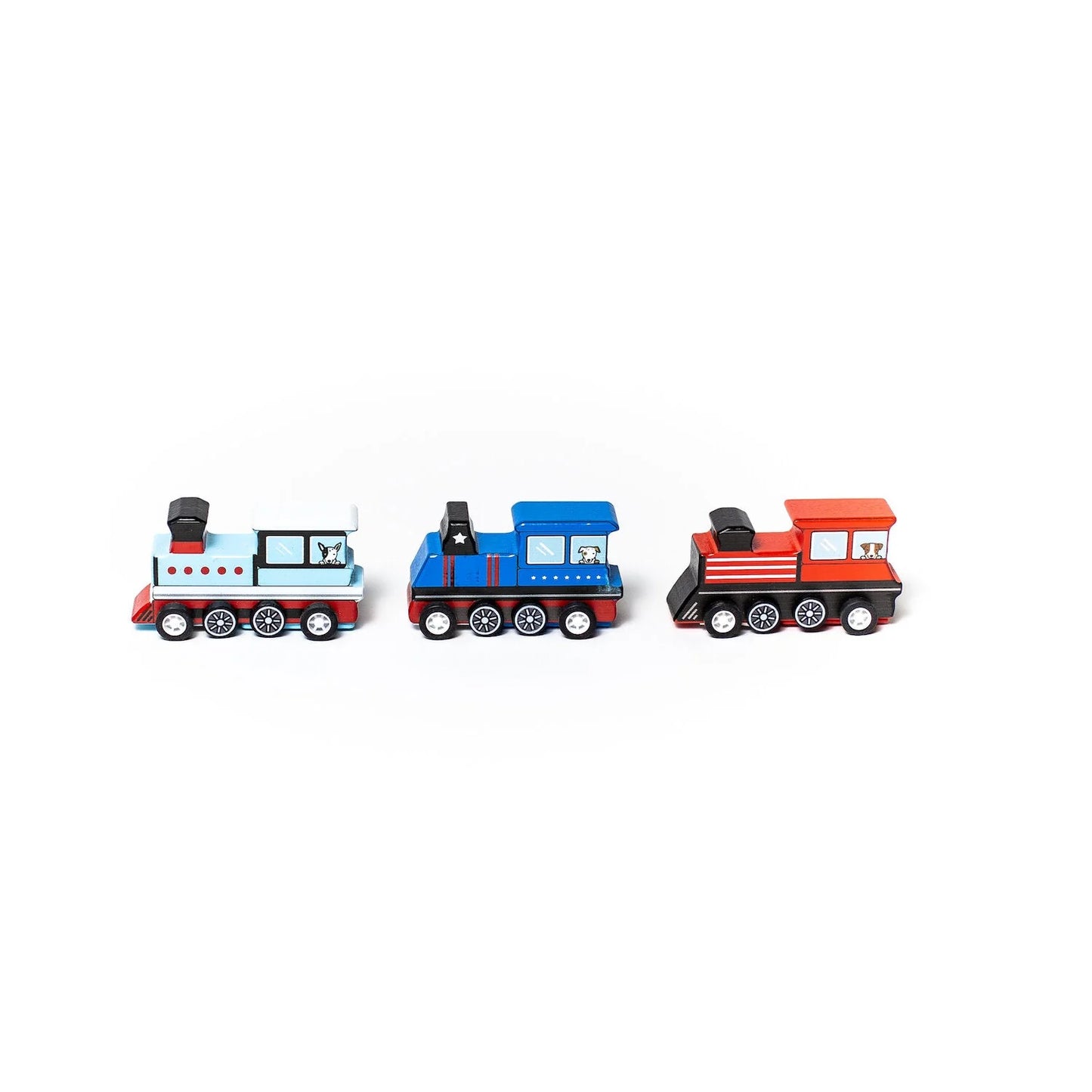 Jack Rabbit Creations Trains - Pull Backs Set of 3