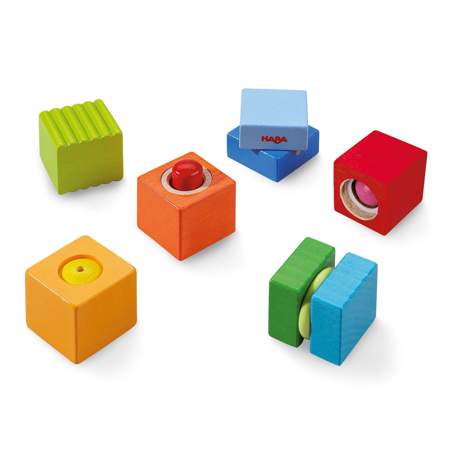 HABA Fun with Sounds Wooden Discovery Blocks