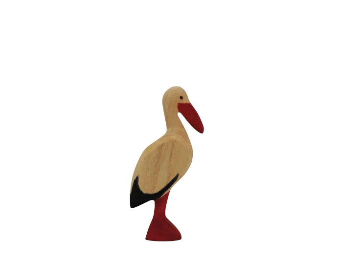 HOLZWALD Handmade Wooden Stork