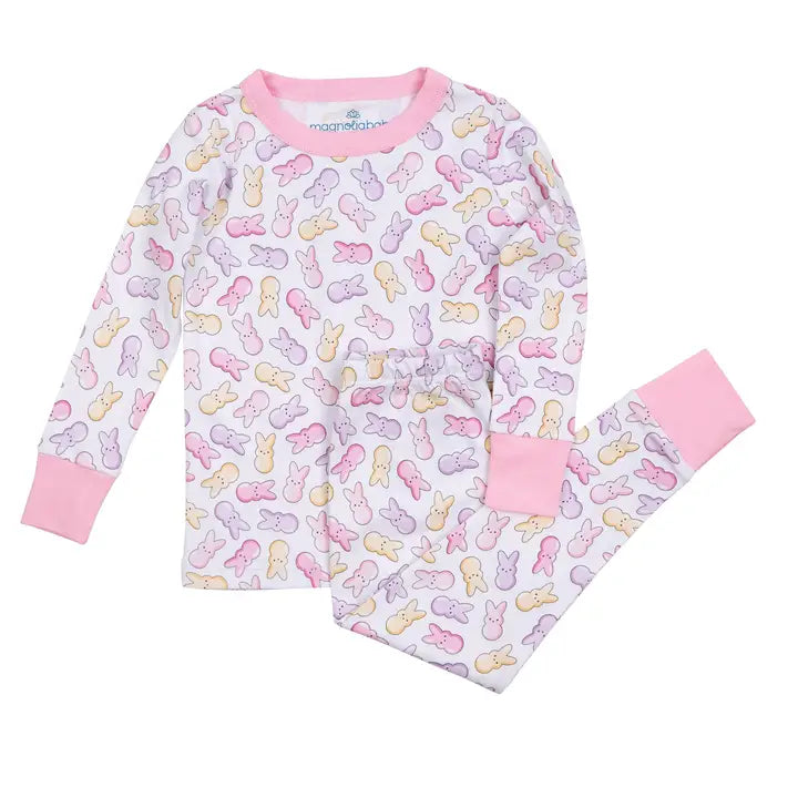 Magnolia Baby Peep-Tastic! Long Pajamas - Pink