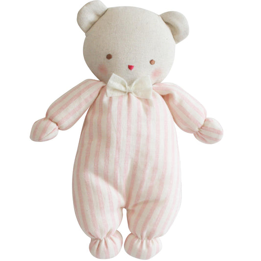 Alimrose Baby Ted Pink Stripe