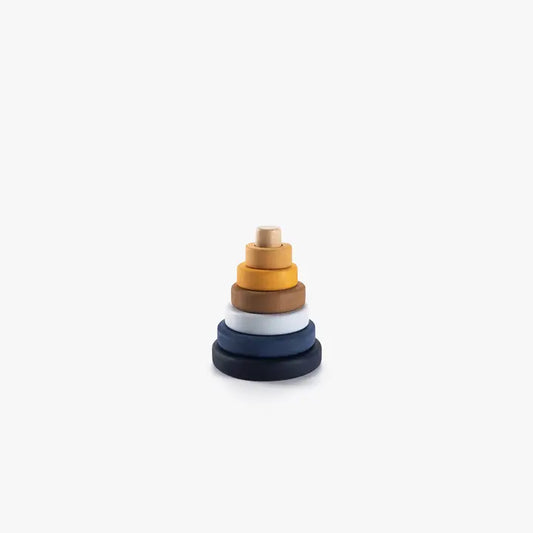 SABO Concept Mini Ring Stacker | Wooden Pyramid Toy | Desert Night