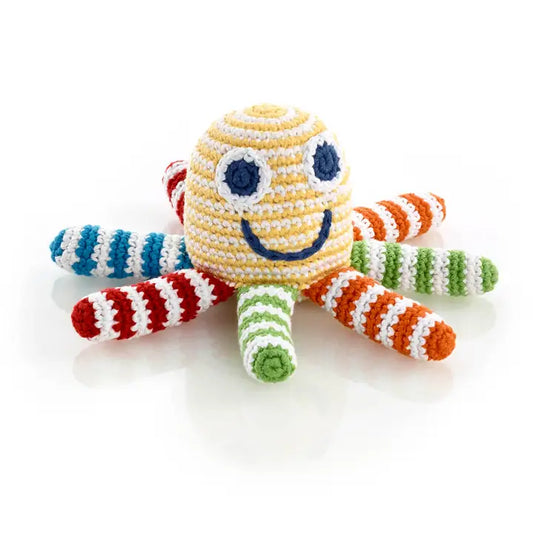 Pebble Plush Ocean Toy - Rainbow Octopus