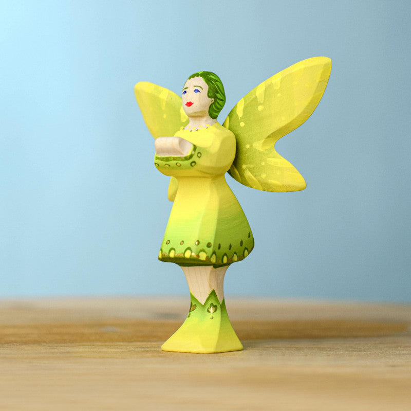 Bumbu Toys Handcrafted Wooden Woodland Fairy Figurine