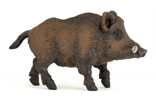 Papo France Hand Painted Realistic Wild Boar Figurine Toy