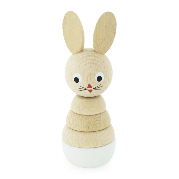 Miva Vacov Wooden Rabbit Stacking Puzzle - Bonnie ✨ Available for Engraving!