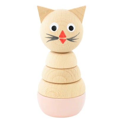 Miva Vacov Wooden Cat Stacking Puzzle - Victoria ✨ Available for Engraving!