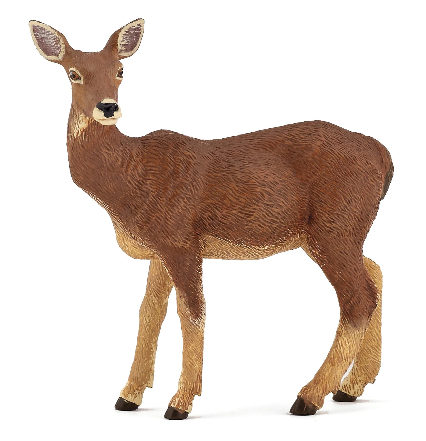 Papo France Hand Painted Realistic Doe Figurine Toy