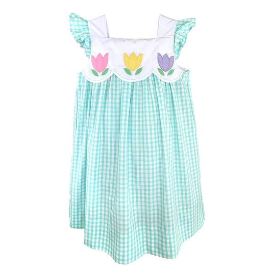 Petit Ami & Zubels Flower Applique Dress