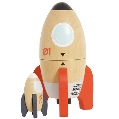 Le Toy Van Magnetic Space Rocket Duo