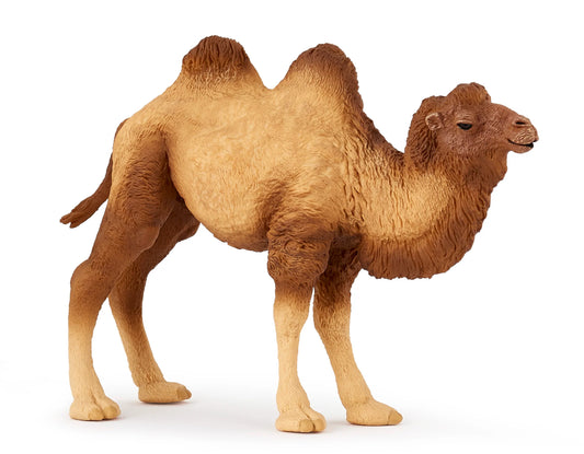 Papo France Hand Painted Realistic Bactrian Camel Figurine Toy