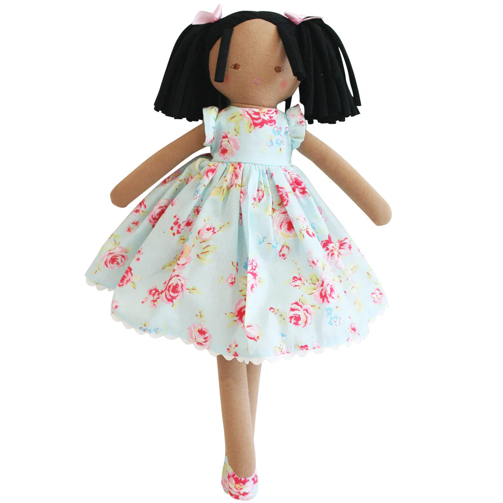 Alimrose Addie Doll Blue Floral