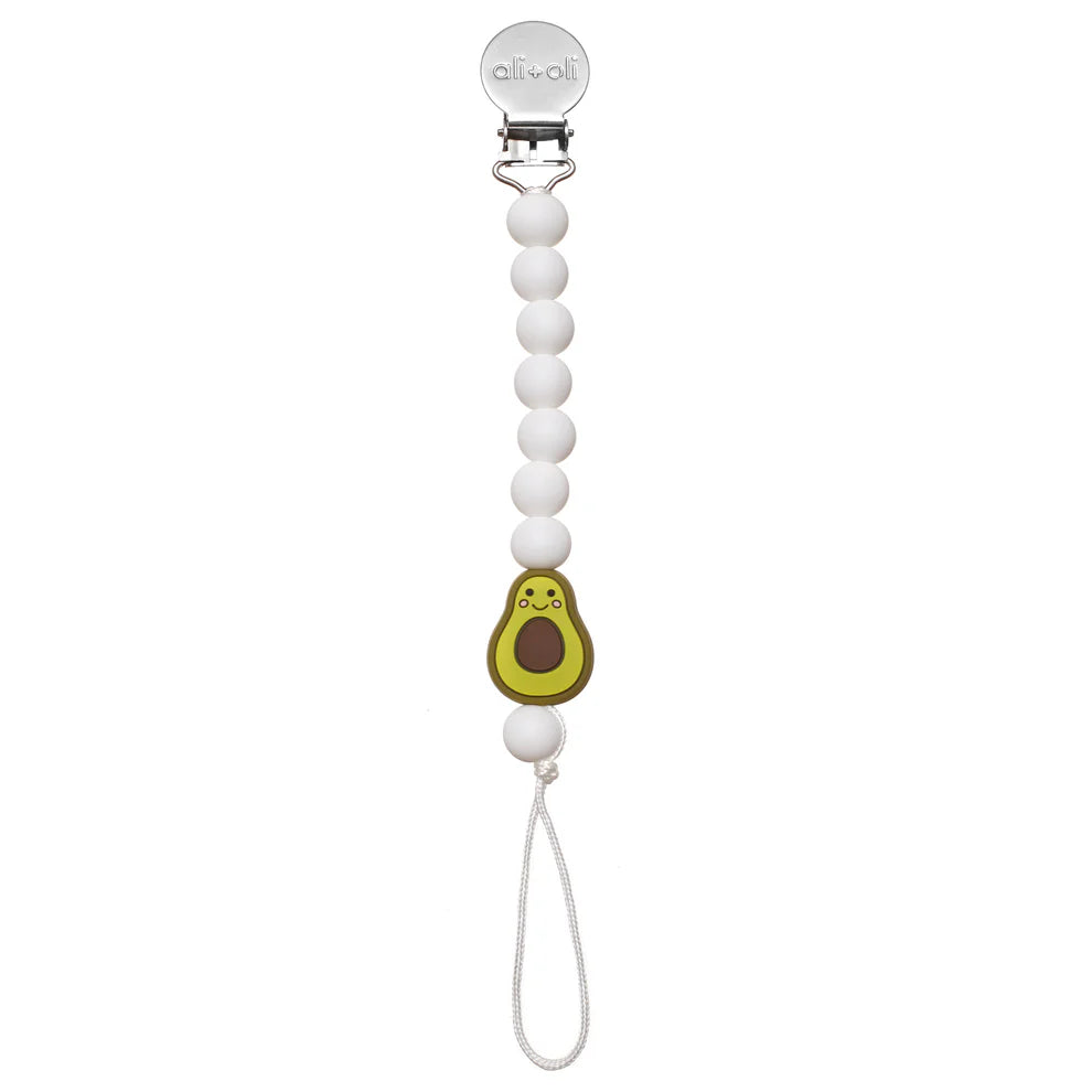 Ali+Oli Pacifier Clip (Avocado)