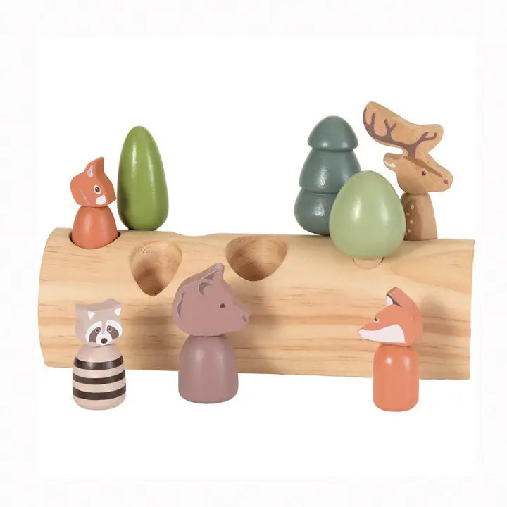 Egmont Toys Forest Animals in A Log