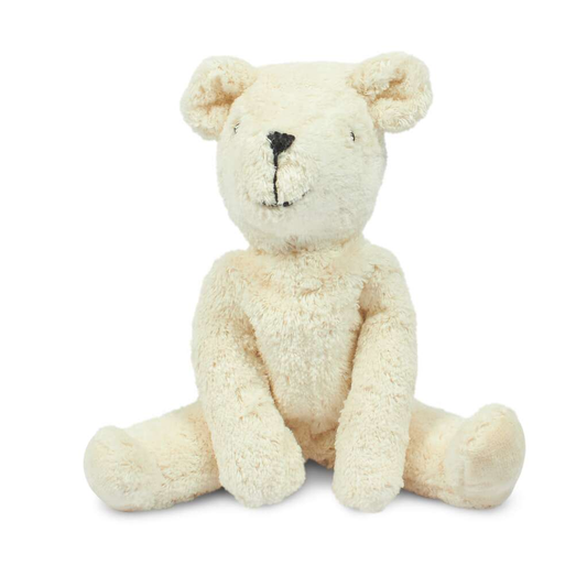 Senger Naturwelt Organic Floppy White Teddy Bear - Small