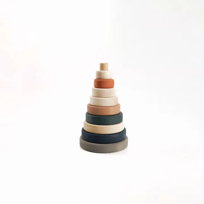 SABO Concept Wooden Ring Stacker Toy Stacking Baby Gift Stacking Ring Toy