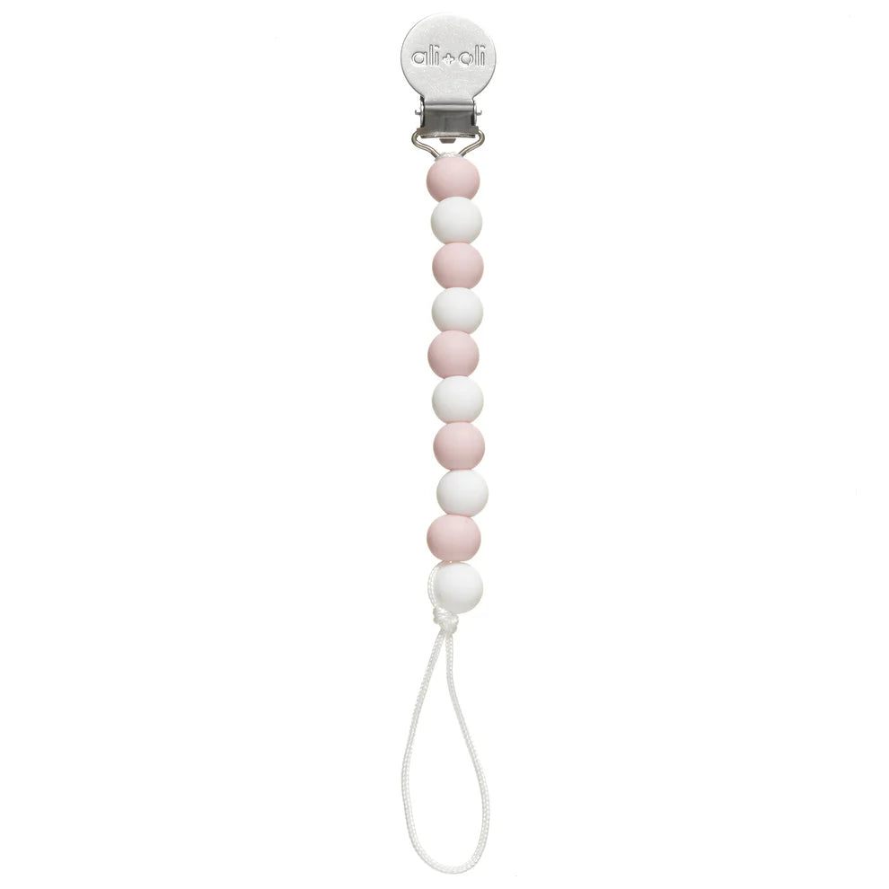 Ali+Oli Pacifier Clip (Thin Pink)