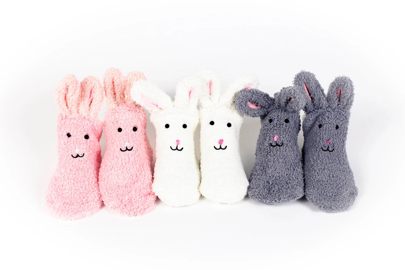 Jack Rabbit Creations Fuzzy Easter Bunny Socks - 2 Pairs