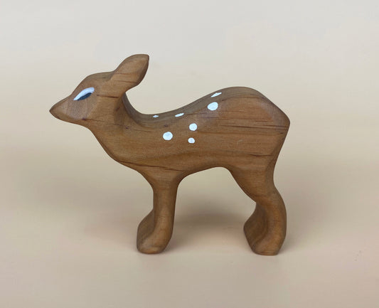 Green Taiga Toys Handmade Wooden Fawn