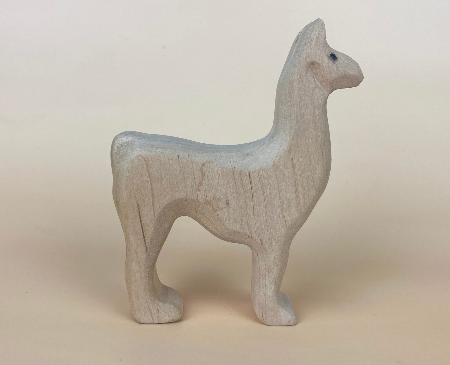 Green Taiga Toys Handmade Wooden Llama