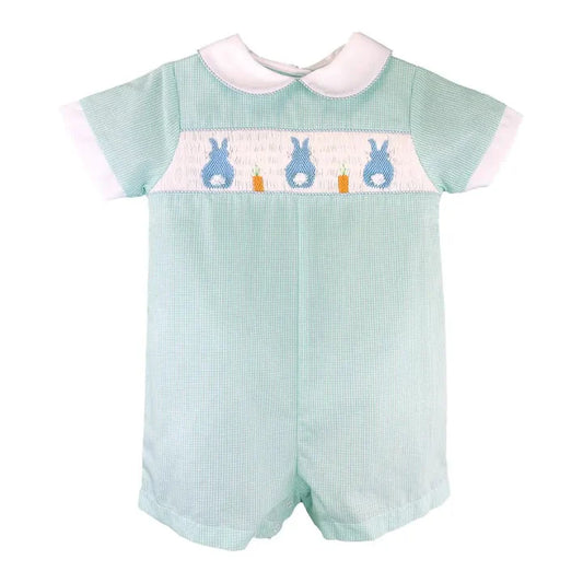 Petit Ami & Zubels Smocked Easter Bunny Romper