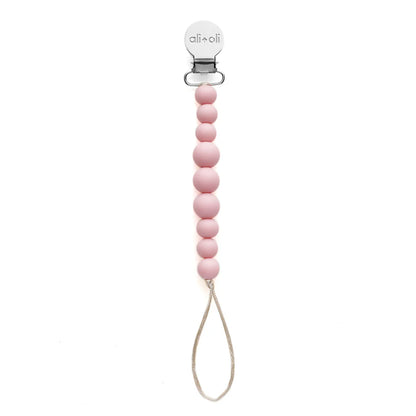 Ali+Oli Pacifier Clip (Pink)