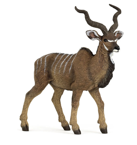 Papo France Hand Painted Realistic Great Kudu Figurine Toy