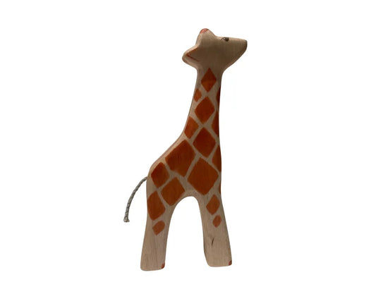 HOLZWALD Handmade Wooden Giraffe, Small