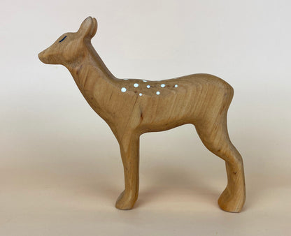 Green Taiga Toys Handmade Wooden Female Deer