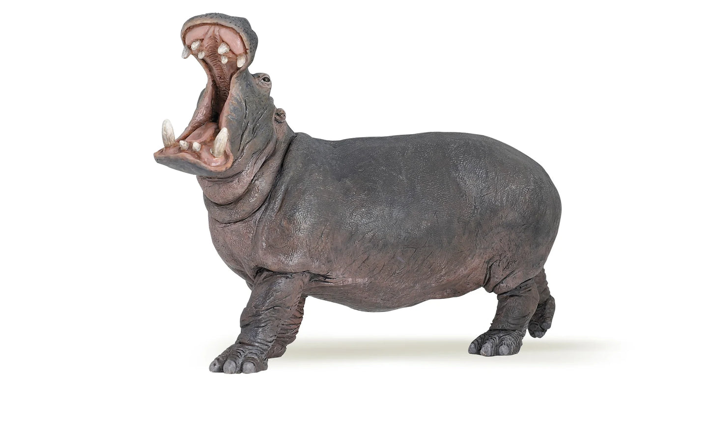 Papo France Hand Painted Realistic Hippopotamus Figurine Toy