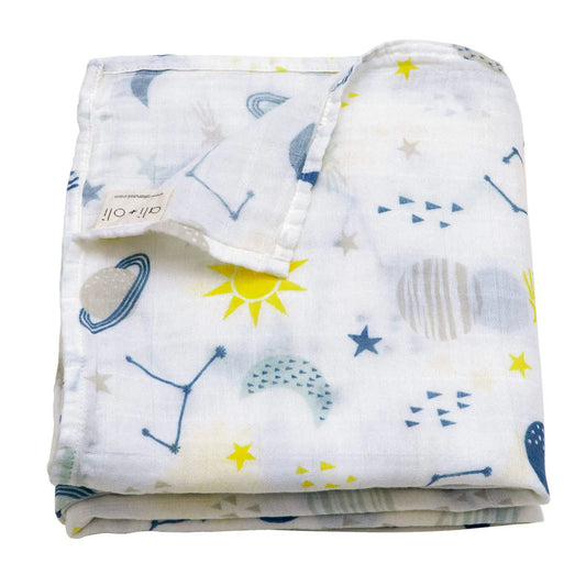 Ali+Oli Muslin Swaddle Blanket (Cosmic)