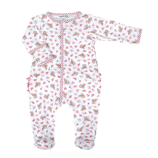 Magnolia Baby So This Is Love Printed Ruffle Footie