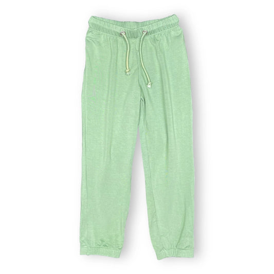 Pink Elephant Brands Kids Drawstring Waist Jogger Pant in Ultra-Soft French Terry - Green Meadow