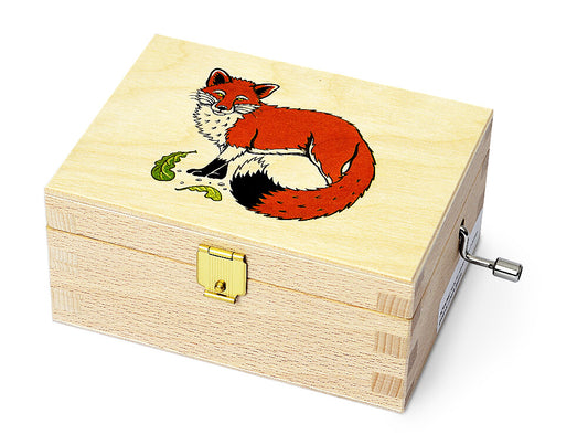 Atelier Fischer Wooden Music Box, Fox