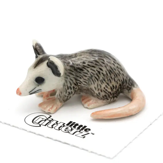 Little Critterz Thumbs Opossum Porcelain Miniature