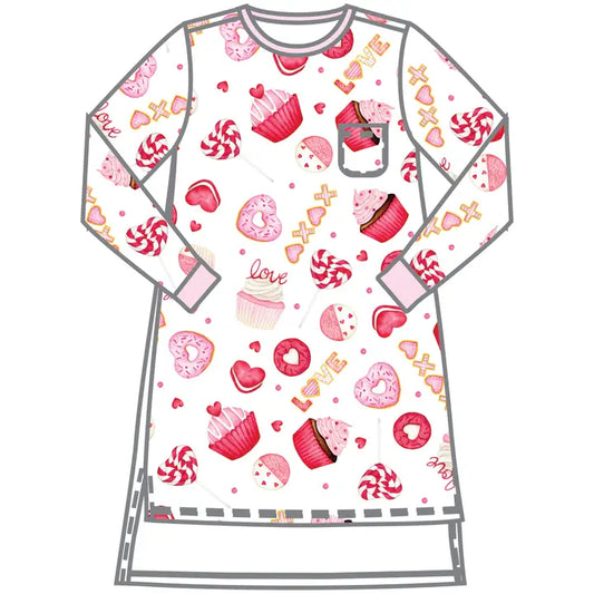 Magnolia Baby Xoxo Sweets Women's Night Shirt