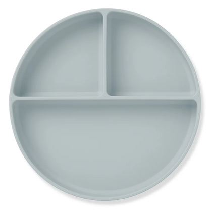 Ali+Oli Silicone Divided Suction Plate (Sky)