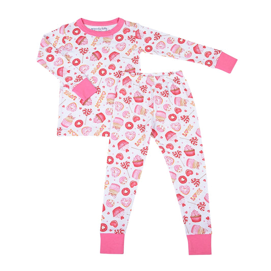 Magnolia Baby Xoxo Sweets Big Kid Long Pajamas