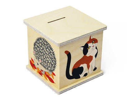 Atelier Fischer Wooden Money Box, Animals