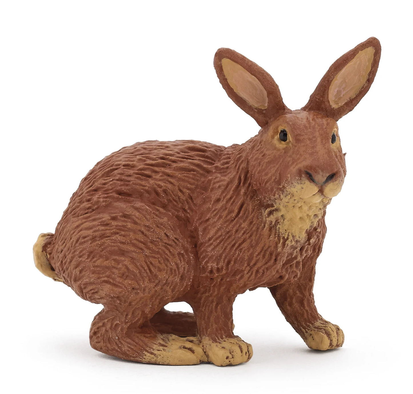 Papo France Hand Painted Realistic Brown Rabbit Figurine Toy