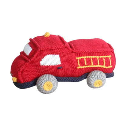 Petit Ami & Zubels Chuck the Fire Truck Knit Toy